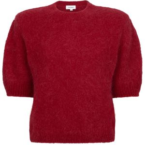 Aaiko Dames trui rood (Maat: L) - Effen - Halslijn: Ronde hals,