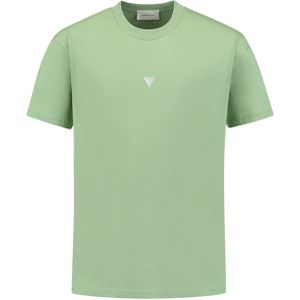 Pure Path T-shirt groen (Maat: M) - Fotoprint - Halslijn: Ronde hals,