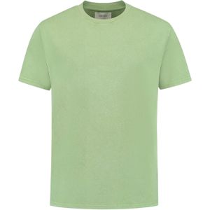 Pure Path T-shirt groen (Maat: L) - Effen - Halslijn: Ronde hals,