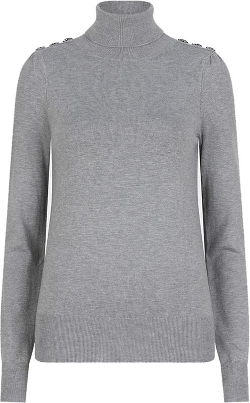 Esqualo - Coltrui - Grijs - Mélange - Basic Knit