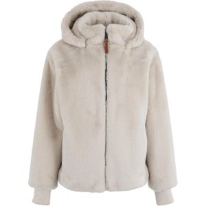 Moscow Dames jas ecru (Maat: S) - Effen