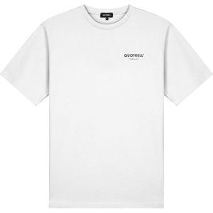 Quotrell T-shirt wit (Maat: XL) - Tekst - Halslijn: Ronde hals,
