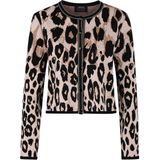 Regular fit gebreid jack met viscose