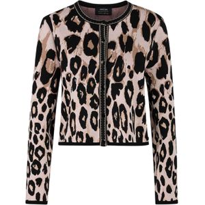 Regular fit gebreid jack met viscose