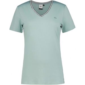 Luhta T-shirt groen (Maat: 2XL) - Effen - Halslijn: V-hals,