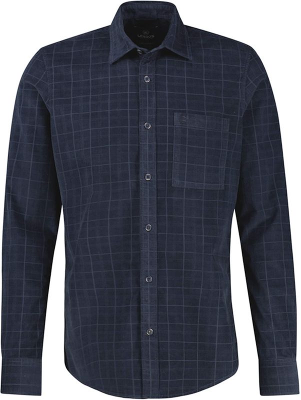 Regular fit vrijetijdsoverhemd van corduroy met kentkraag