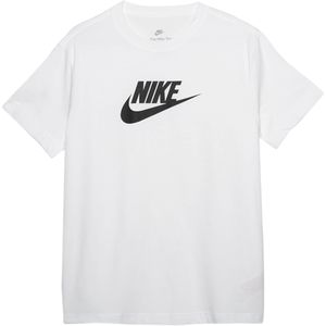 Nike T-shirt wit (Maat: 140) - Tekst - Halslijn: Ronde hals,
