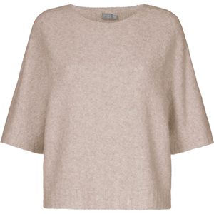 No man's land Sweater beige (Maat: S) - Halslijn: Ronde hals,