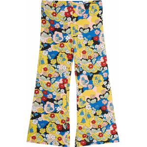 Mini Rodini Flowers flared broek multicolor (Maat: 92)