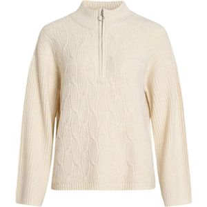 Vila - Lassia - Gebreide Top - Hoge Hals - Lange Mouwen