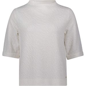 Betty en Co Trui ecru (Maat: 36) - Effen - Halslijn: Opstaande kraag,