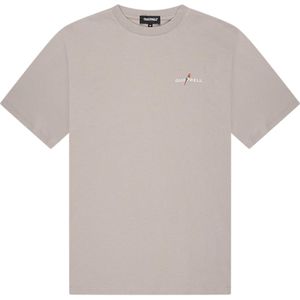 Quotrell T-shirt beige (Maat: S) - Fotoprint - Halslijn: Ronde hals,