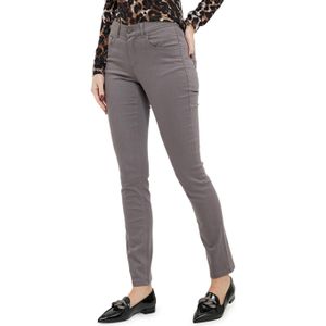 Enjoy 5 Pocket Super Stretch Lang dames broek grijs (Maat: 36)