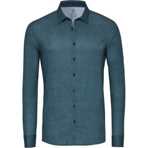 Desoto Heren overhemd lange mouw groen (Maat: L)