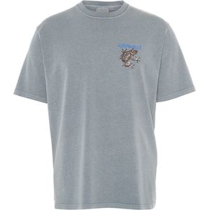 Gramicci T-shirt blauw (Maat: L) - TekstFotoprint - Halslijn: Ronde hals,