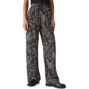 Stoffen broek van viscose met elastische band, model 'Marou'