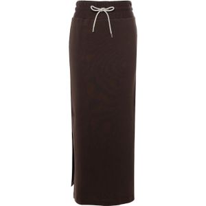 March23 Rok bruin (Maat: M) - Effen