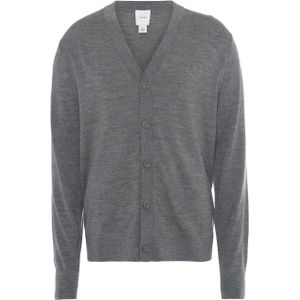 Calvin Klein Heren vest grijs (Maat: S) - EffenLogo - Halslijn: V-hals,