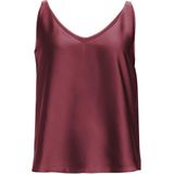 Swing Top - Bordeaux - Haltertop - Effen - V-hals