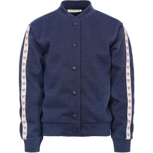 Looxs Little Meisjes vest blauw (Maat: 98) - Glitter