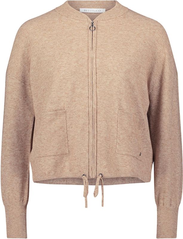 Betty & Co - Gebreid Vest - Camel