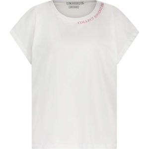 Nukus T-shirt wit (Maat: L) - Fotoprint - Halslijn: Ronde hals,