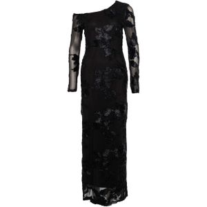 Refined Department Dames jurk zwart (Maat: XS) - Halslijn: Ronde hals,