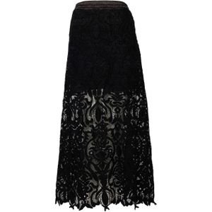 Summum Woman Dames rok zwart (Maat: 38) - Broderie