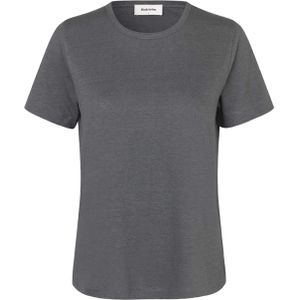 Modström T-shirt grijs (Maat: M) - Effen - Halslijn: Ronde hals,