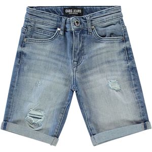 Cars Jeans TAZER Stone Used korte broek blauw (Maat: 140)