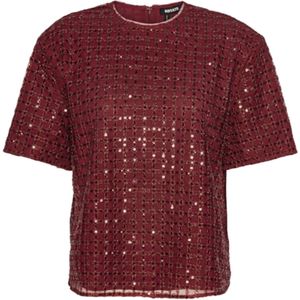 ROTATE Top rood (Maat: 40) - Halslijn: Ronde hals,