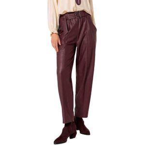 Caroline Biss Broek bordeaux (Maat: 40) - Effen
