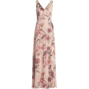 Vera Mont - Jurk - Roze - Bloemen - Halslijn: V-hals