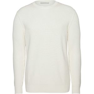 Diktat Heren trui ecru (Maat: 2XL) - Effen - Halslijn: Ronde hals,