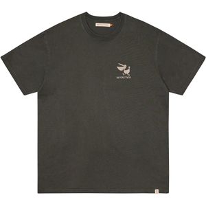 Revolution T-shirt zwart (Maat: L) - Geplaatste tekst - Halslijn: Ronde hals,