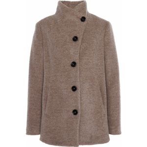 Milo Dames jas beige (Maat: 42) - Effen