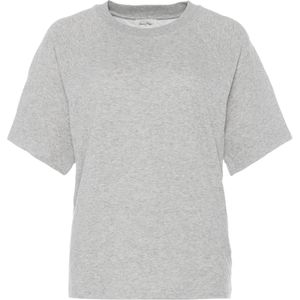 American Vintage T-shirt grijs (Maat: M-L) - Effen - Halslijn: Ronde hals,