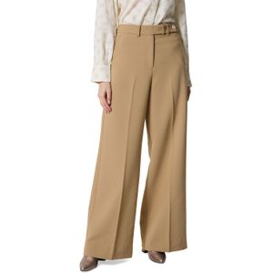 JOSH V - Kyrie - Pantalon - Light Brown - Wide-leg