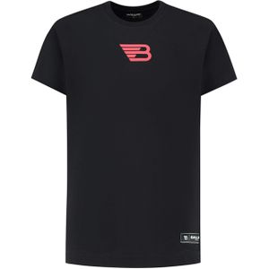 Ballin T-shirt zwart (Maat: 152) - Effen - Halslijn: Ronde hals,