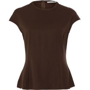 Ahlvar Gallery Top bruin (Maat: M) - Effen - Halslijn: Ronde hals,