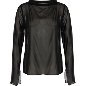 Ahlvar Gallery Top zwart (Maat: M) - EffenMesh - Halslijn: Ronde hals,