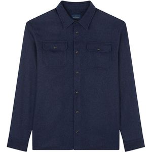 Paul & Shark Overshirt blauw (Maat: L) - Effen