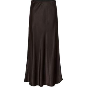 Estelle - Long Skirt - Espresso - A-shape - Lange Lengte