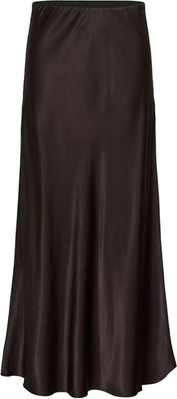 Estelle - Long Skirt - Espresso - A-shape - Lange Lengte