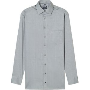 Olymp Modern fit Luxor Heren overhemd lange mouw groen (Maat: 39)