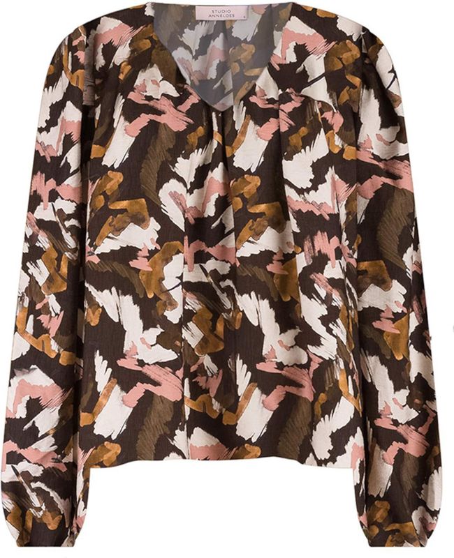 Studio Anneloes - Kylie Marker Crepe Top - Multi Color