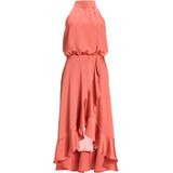 Swing - Jurk - Oranje - Effen - Cocktail Kleid uit Duurzaam Sat