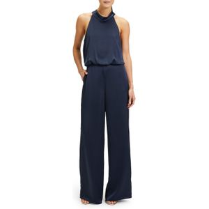 Vera Mont Overall jumpsuit blauw (Maat: 42) - Halslijn: Ronde hals,