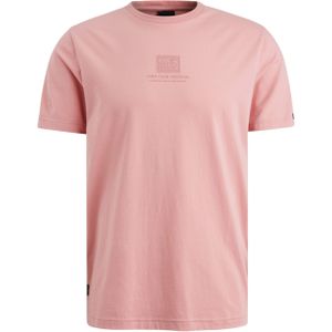 PME Legend T-shirt roze (Maat: 2XL) - Effen - Halslijn: Ronde hals,