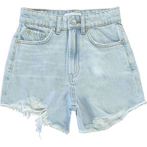 Cars Jeans Kids SAAR Short Bleached Use korte broek blauw (Maat: 128)